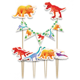 TaartDecoratie Dinosaurus 9-delig